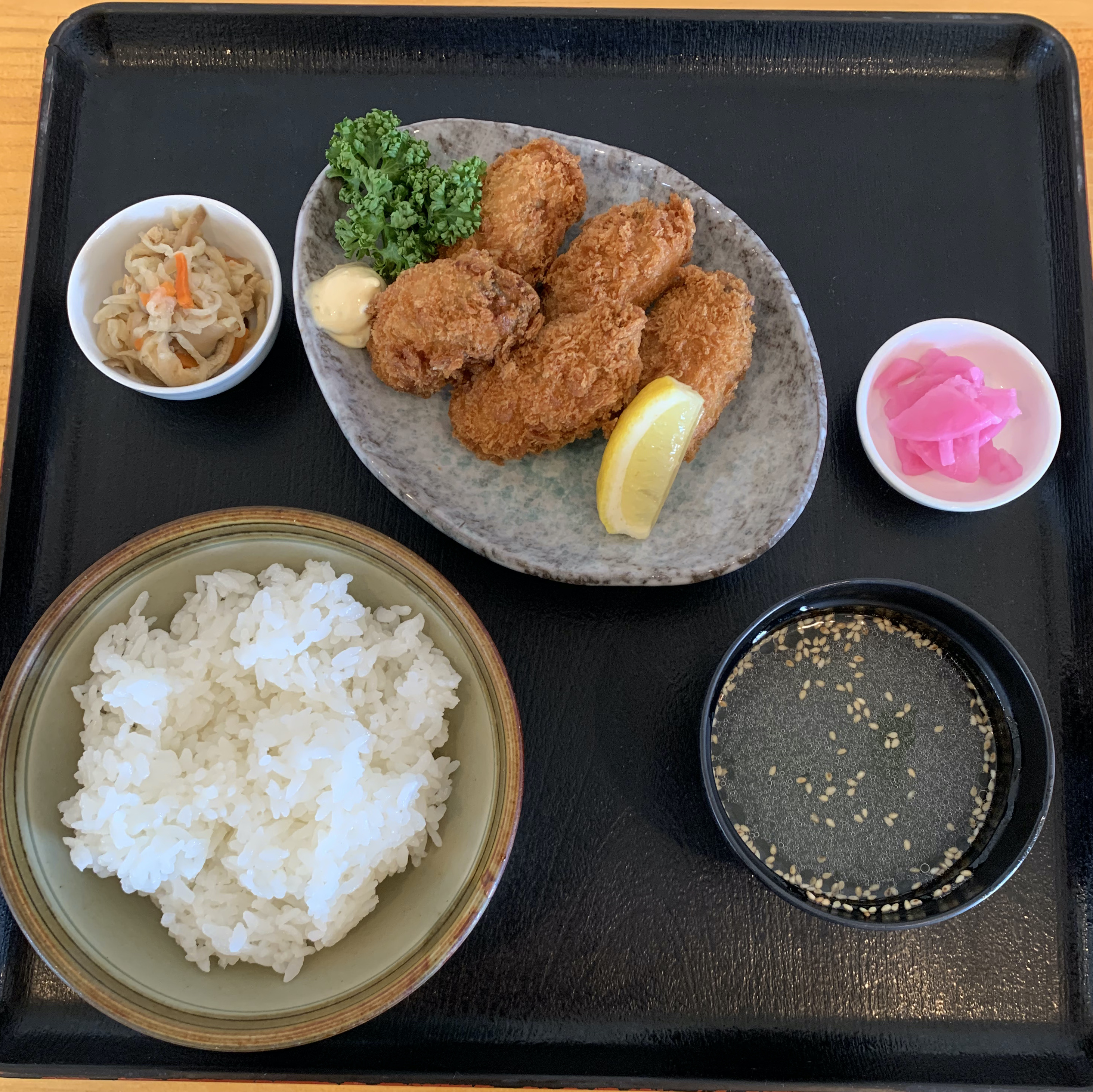 カキフライ定食