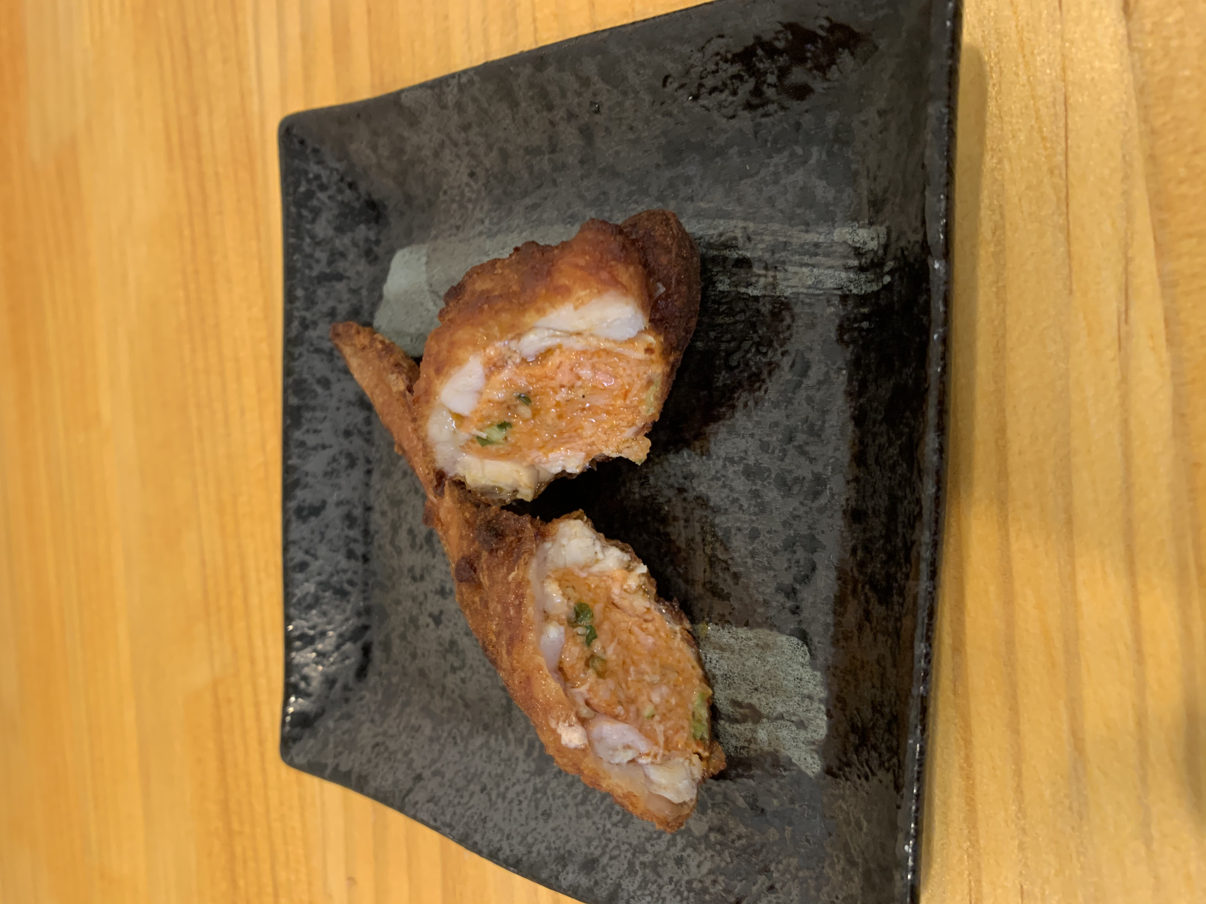 明太手羽餃子